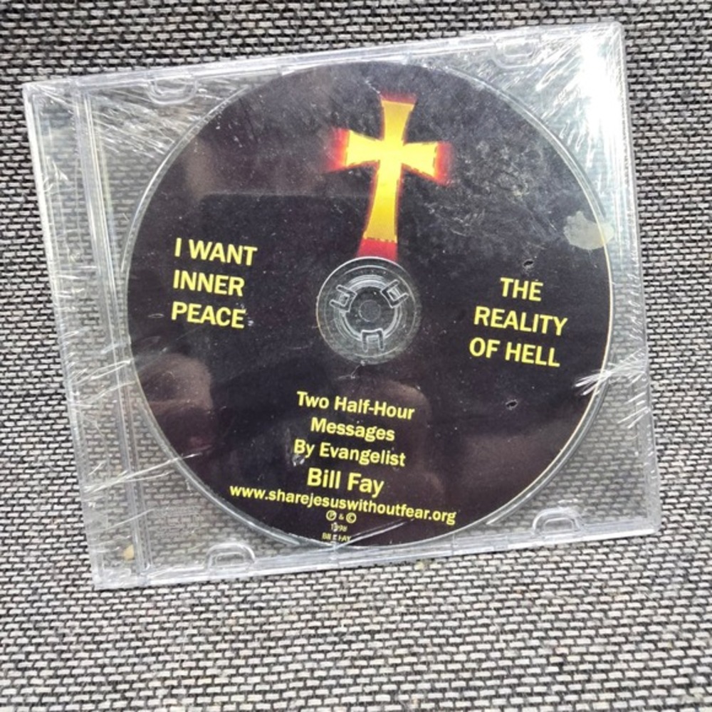 Bill Fay CD I Want Inner Peace‎ Reality of Hell 1998 Black Good Religious Sermon